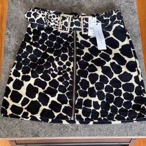 Top Shop printer skirt